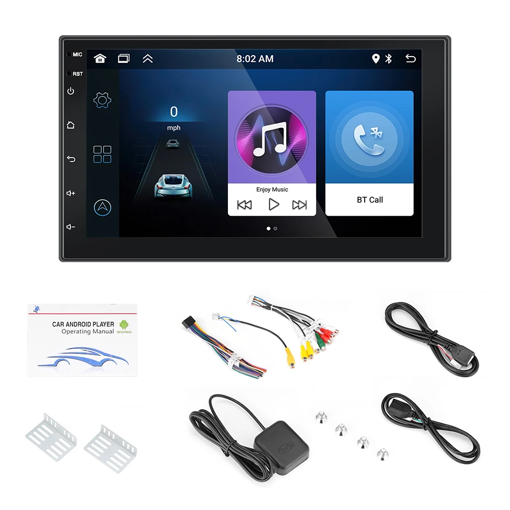 Android 13 Autoradio 2 Din Multimedia Video Player Carplay Android Auto Universal 7 Zoll 2 DIN Android Navigation Auto Stereo