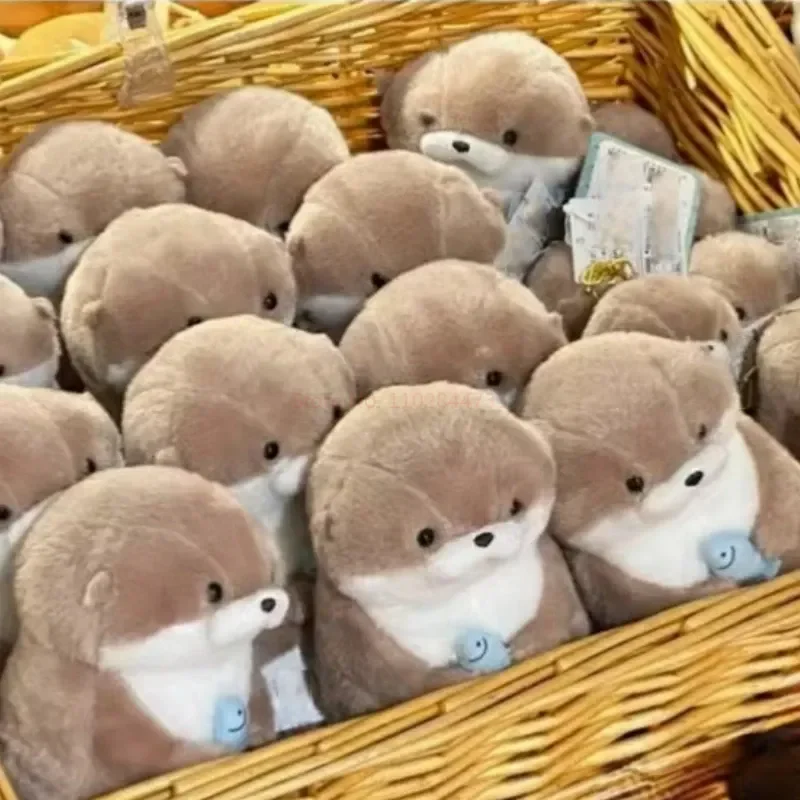 ใหม่ 11 ซม.ตุ๊กตานากน่ารัก Little Otter สัตว์น้อยของเล่นตุ๊กตาน่ารักอินเทอร์เน็ตลมสีแดงมินิตุ๊กตาตกแต่งคริสต์มาสของขวัญ