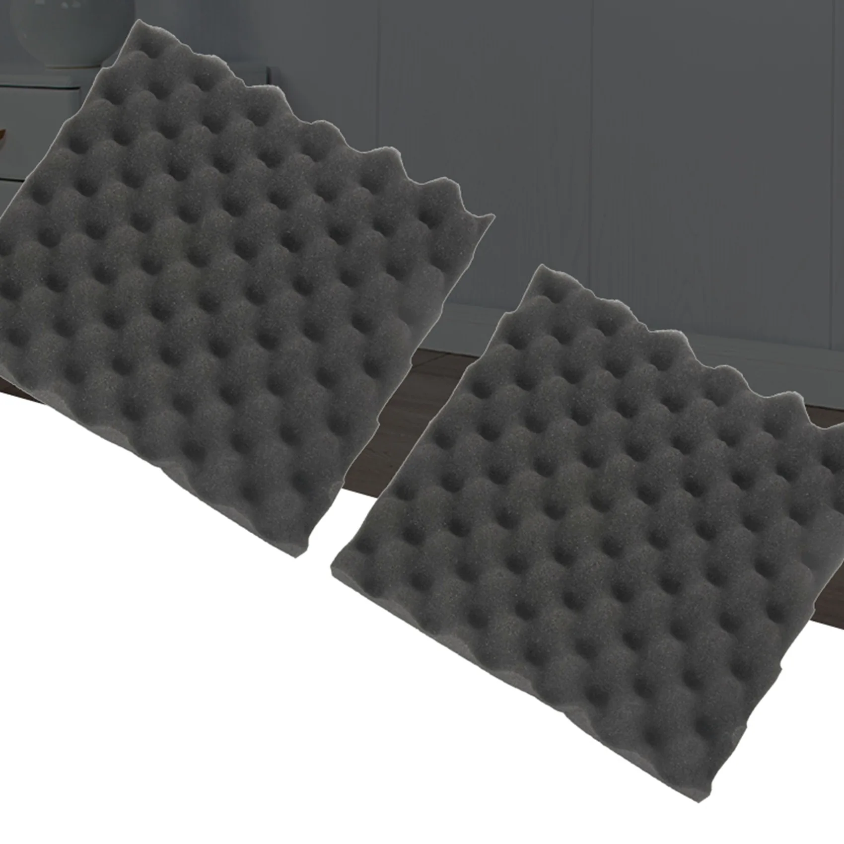 ELEG-24Pcs 30X30X4CM Звукоизоляционная акустическая пенопластовая плитка Шумопоглощающая