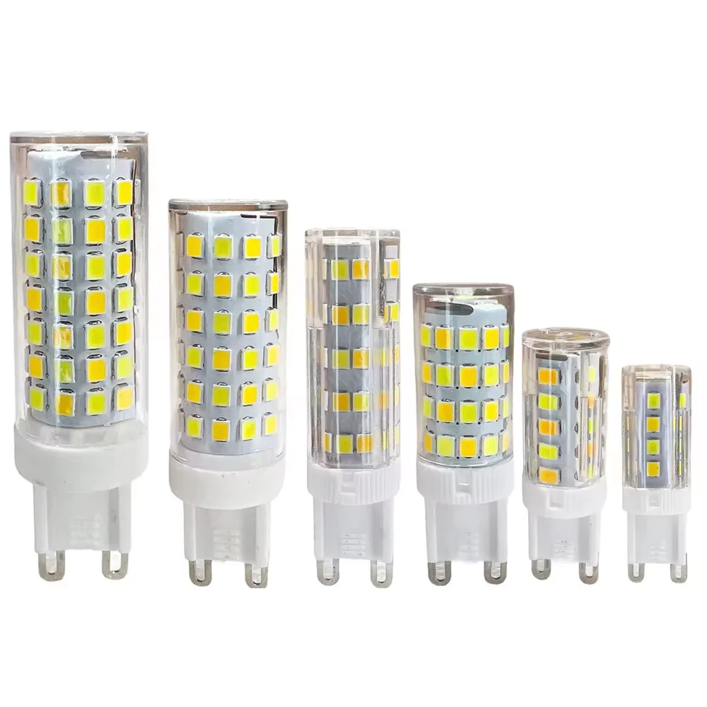 5W 7W 9W 12W AC220V-240V G9 LED Lamp Light Bulb 6000K White Spotlight Replace Halogen Light Home Energy Saving Bright Lamp Beads