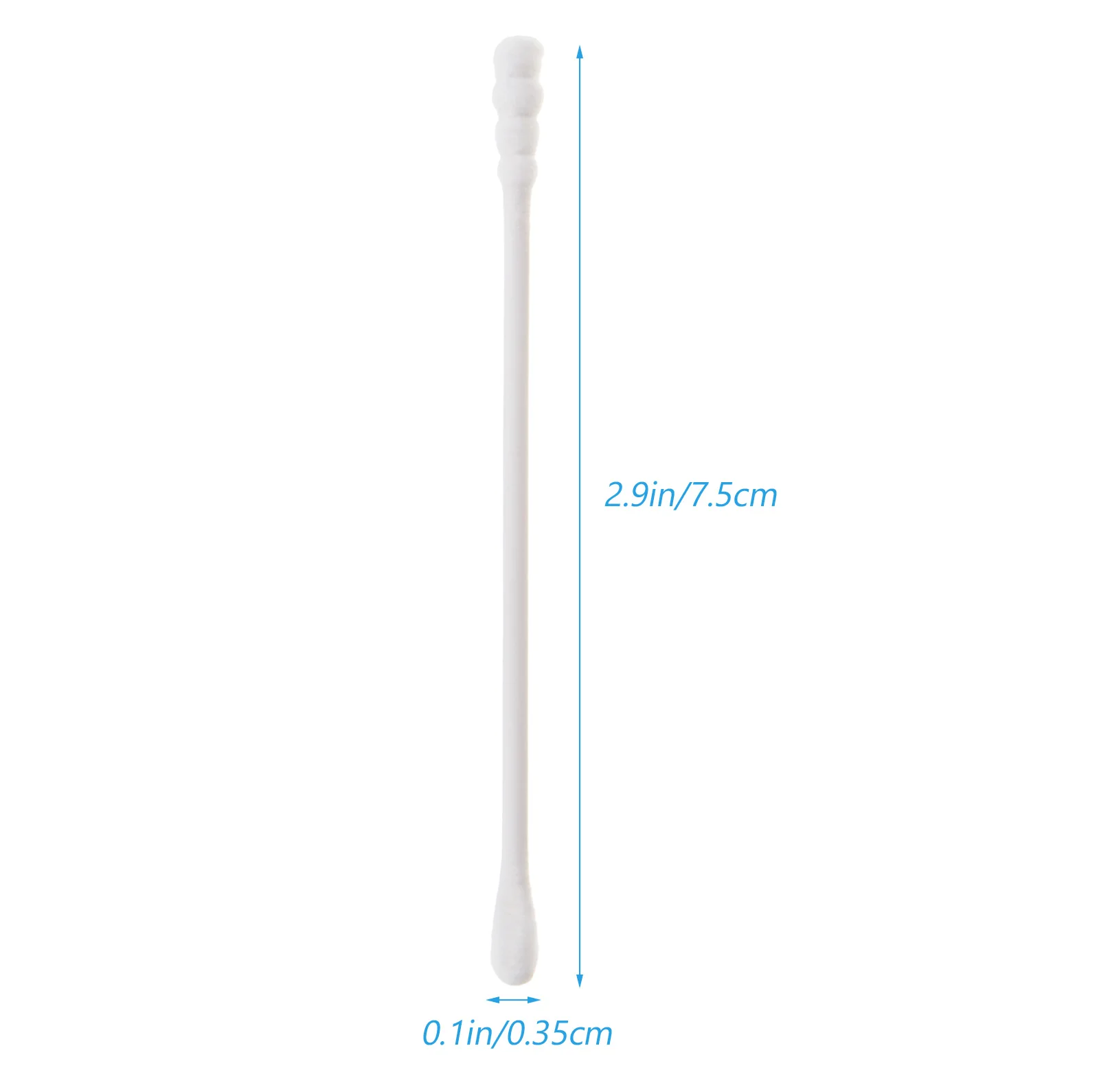  400 PCS/2 Baby Swabs Ear Cleaning Sticks Nose Cotton Pointed Reusable Thin Shaft Toddler