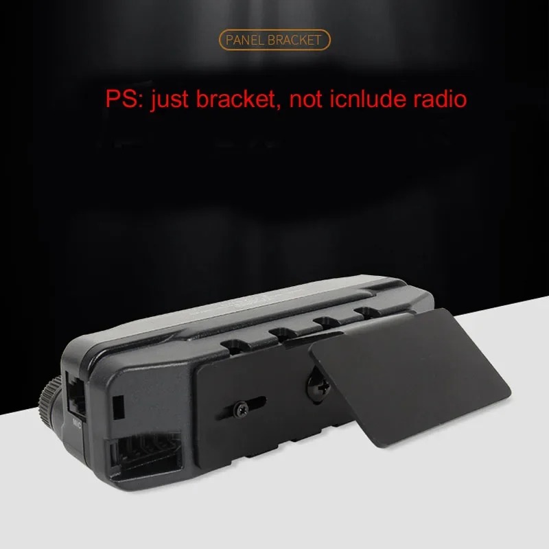 Radio Holder Bracket for ICOM Walkie-talkie IC-2730E IC-2720 Yaesu FT-7900R FT8900 FTM-400XDR Mic Mount Metal Adhesive Back Hook