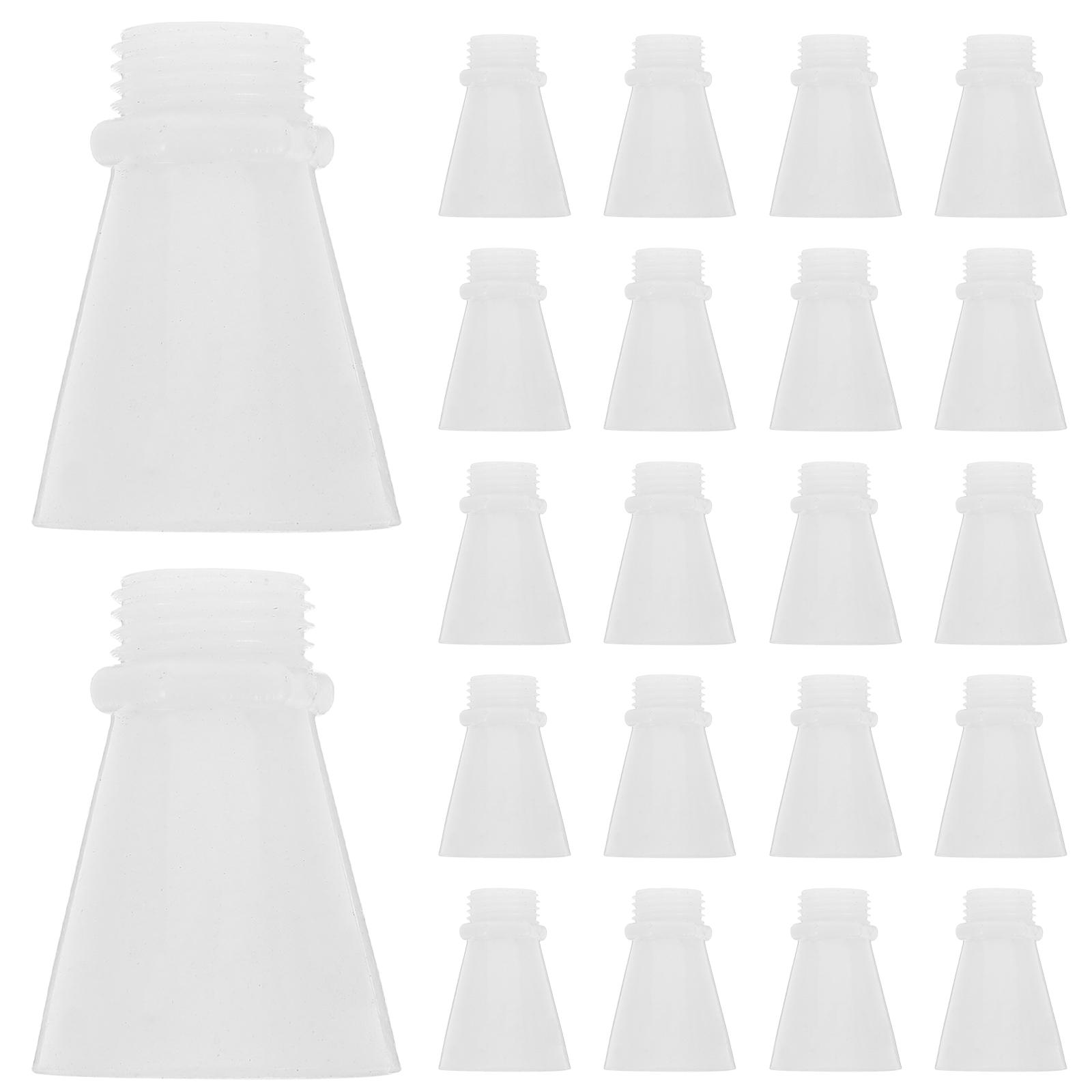 50 Pcs Fire Extinguisher Accessories Wide Nozzles Mouth Filling Plastic Replacement Parts