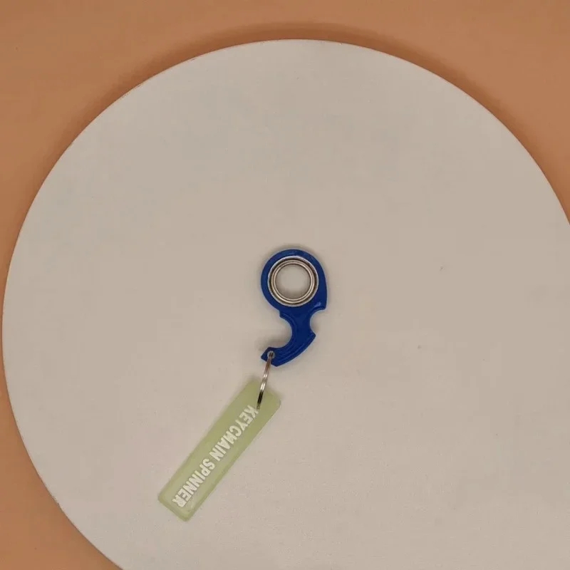 Mới tinh tế giải nén Keychain ngón tay Spinner chống lo âu Đồ chơi ngón tay xoay Keychain cho cặp vợ chồng Quà Tặng