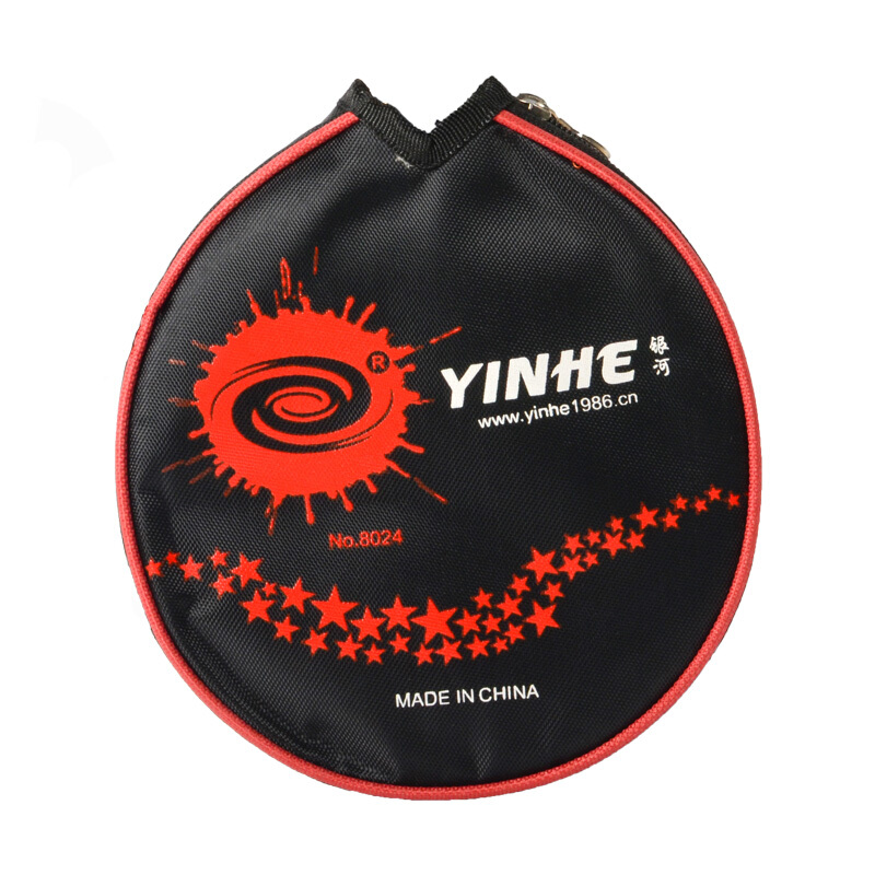Original yinhe raquete de tênis de mesa saco portátil grosso redondo protetor ping pong bat caso