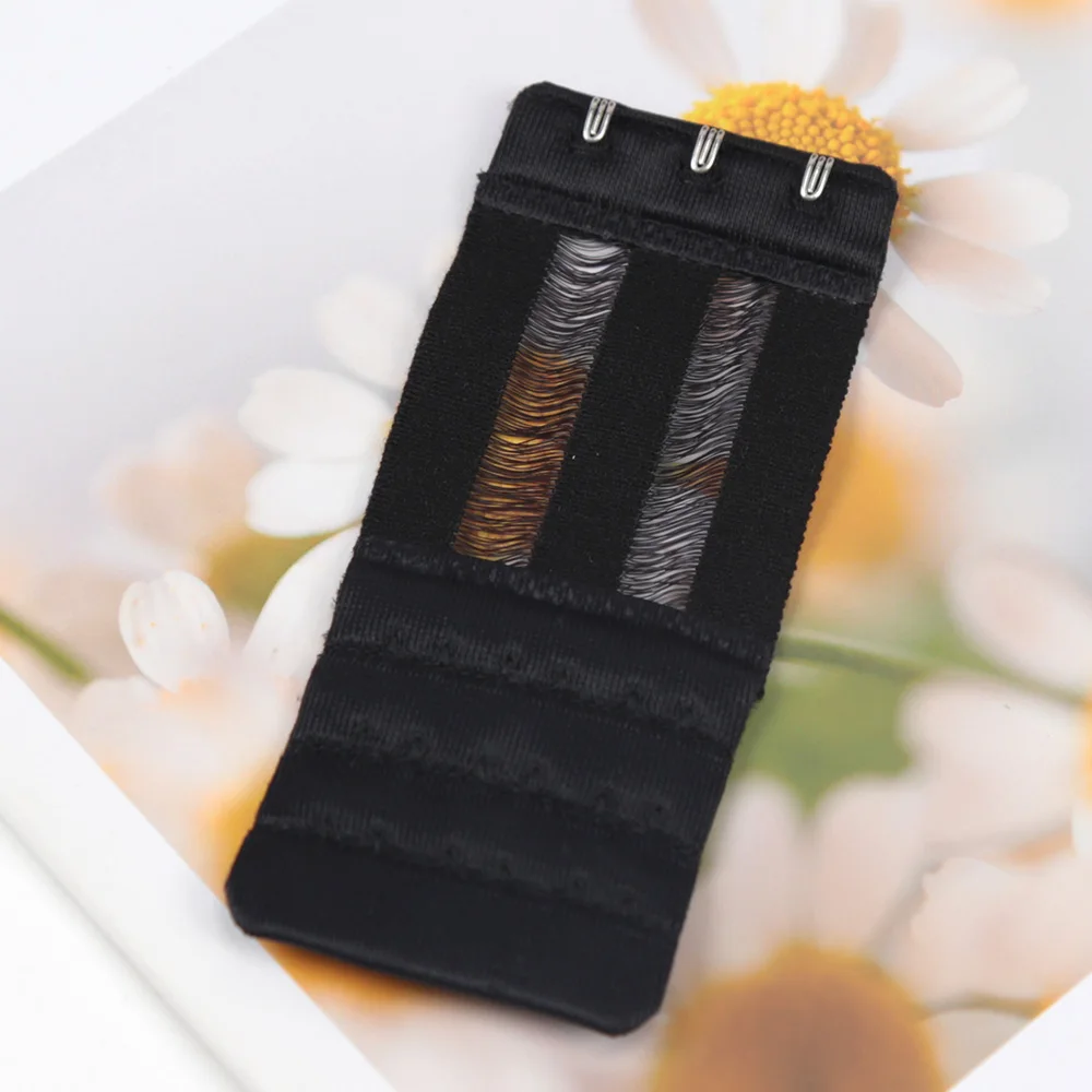 3 uds mujeres 3 filas 3 hebillas extensión de sujetador extensores de correa gancho elástico Clip hebilla de cinturón ajustable accesorios de sujetador
