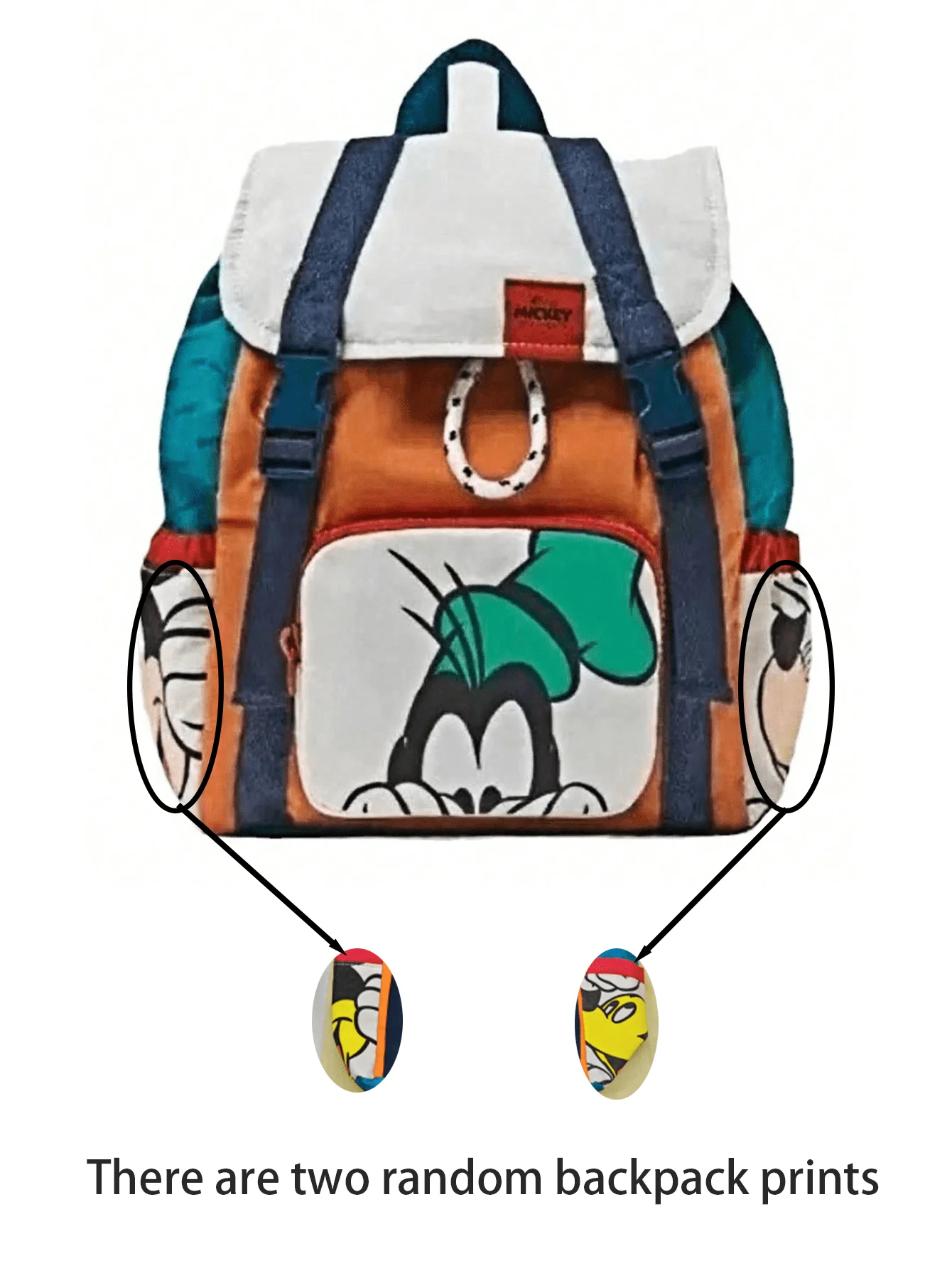 Zaino da donna Disney Mickey Minnie nuovo Zaino Topolino co-brand stampato squisito e versatile