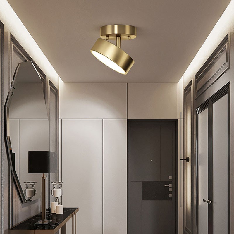 Đèn LED Hiện Đại Trần Nodic Trang Trí Nhà Phụ Kiện Cho Phòng Ngủ Sống Phòng Ăn Đèn Hành Lang Đồng Vòng Trang Trí Đèn