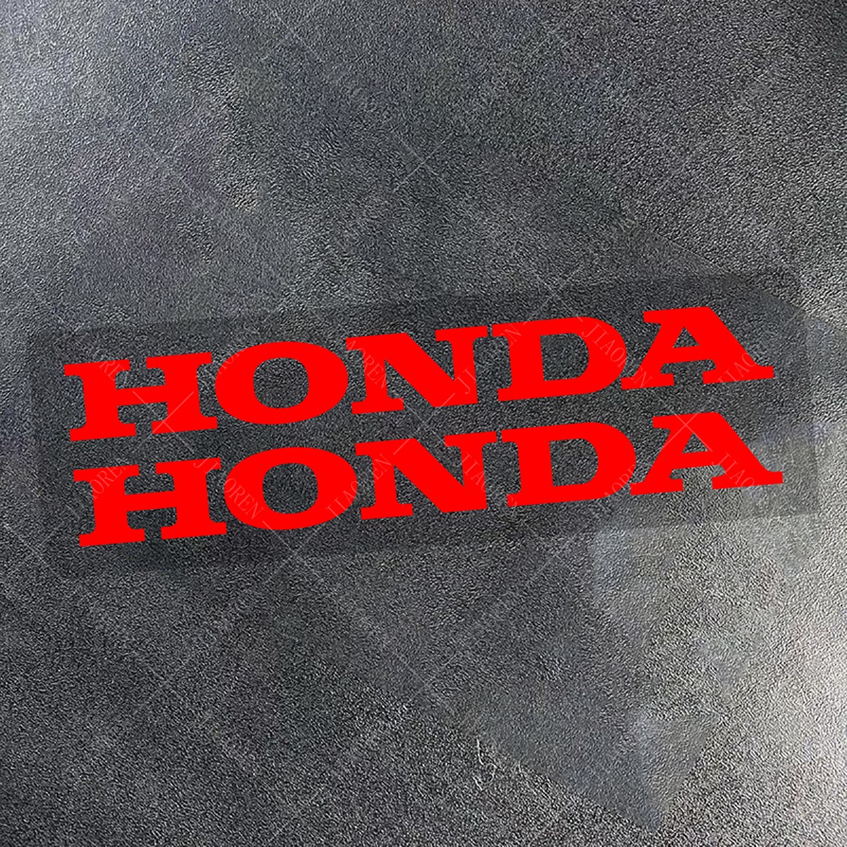 Decalque de carta com logotipo de adesivos Honda de vinil
