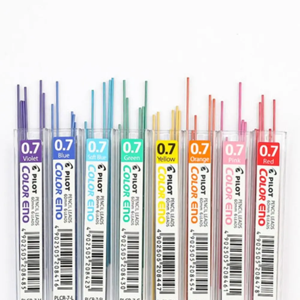 Multi-color Mechanical Pencil Lead 0.7mm 2B Colorful Pencil Lead Automatic Pencil Lead Refill School Art Sketch Drawing Supplies