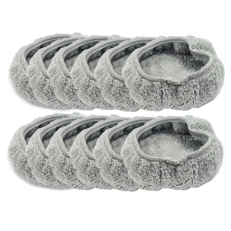 Тряпка из микрофибры для робота-мойщика окон, многоразовые швабры 14,5 см для универсального круглого робота-пылесоса, полотенце, пылезащитная ткань