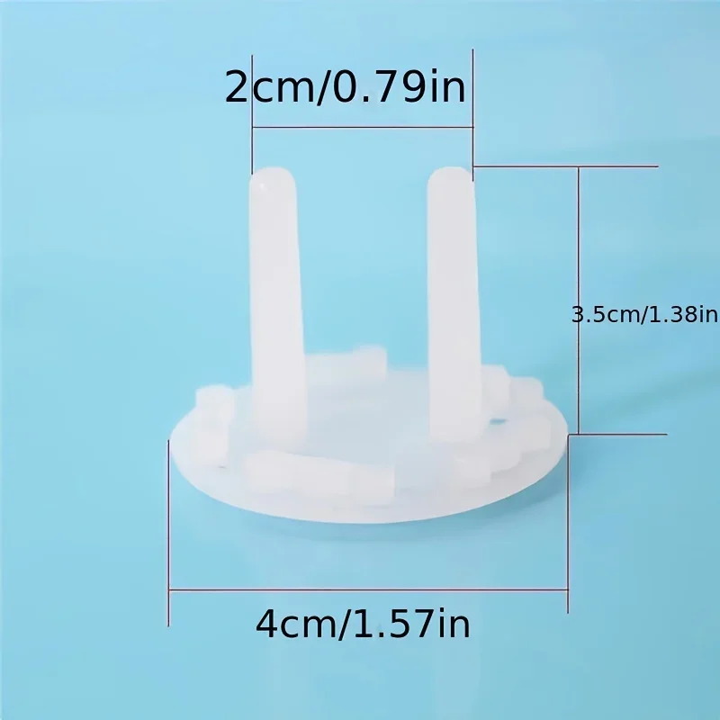 10pcs Bear EU Power Socket Electrical Outlet Baby Kids Child Safety Guard Protection Anti Electric Shock Plugs Protector Cover