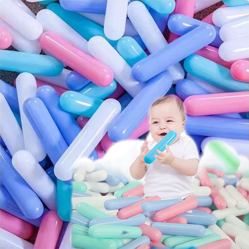 50Pcs Plastikowe kulki dla niemowląt Basen wodny Gry z piłkami oceanicznymi dla dzieci Basen do pływania Domek do zabawy na świeżym powietrzu Sportowe namioty z piłkami Zabawki dla niemowląt