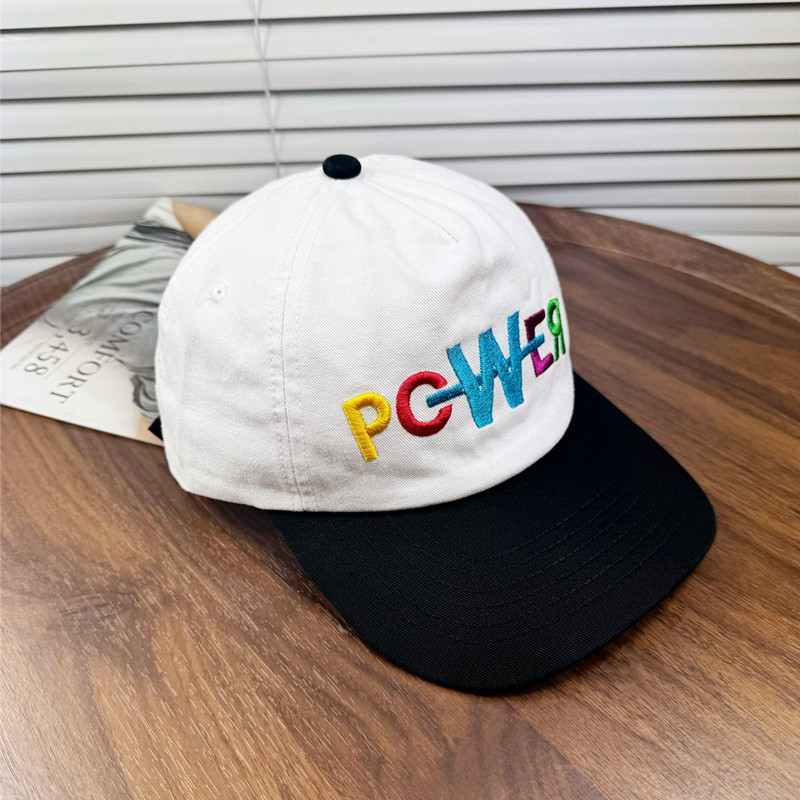 KPOP Bigbang G-DRAGON パワー印刷野球帽子文字刺繍キャンバス野球帽少年少女ファッションピークキャップファンギフト