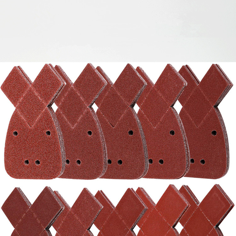 木材、家具、金属、自動車研磨、4穴サンドペーパー用のサンディングディスク、80〜2000グラム、95x170mm、10個