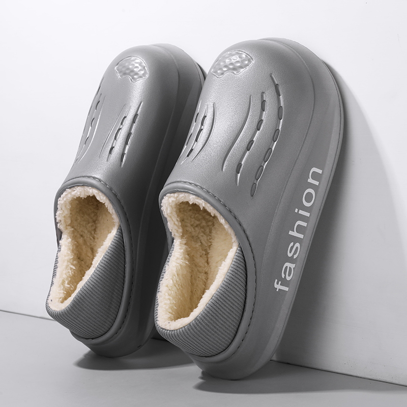 Sandal Pria tetap hangat, sandal dalam ruangan Anti selip untuk pria