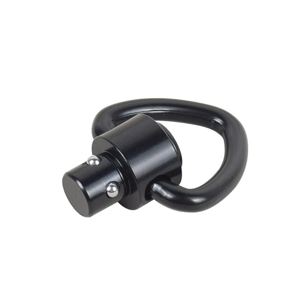 QD M-LOK Adattatore girevole per imbracatura Montaggio su guida Fibbia per imbracatura Cinghia in metallo Cinghia ad anello Montaggio su guida Pulsante in acciaio