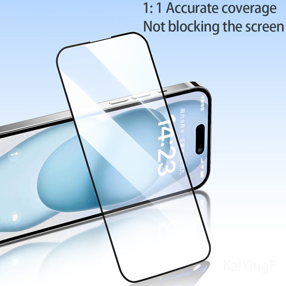 4 Stuks Volledige Cover Gehard Glas Voor iPhone 16 15 13 13 12 11 Pro Max Plus Anti-burst Screen Protector Voor iPhone XR Xs Max Glas