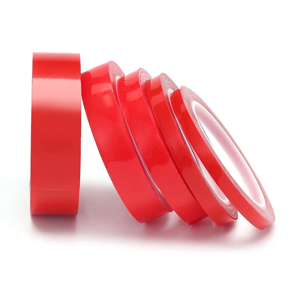 Taśma dwustronna Nano Tape 3 metry 10/20/30mm szerokość przezroczysta taśma zmywalna klej Nano bezśladowa naklejka klej czerwony