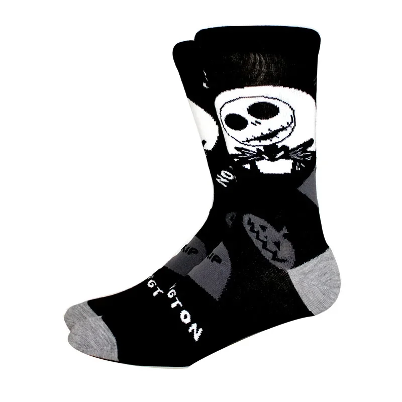 1 par de calcetines divertidos de Anime para hombres y mujeres, calcetines para Cosplay de Hip Hop, novedad de Halloween, calcetines para montar en monopatín, calcetines para mujer, talla 36-45
