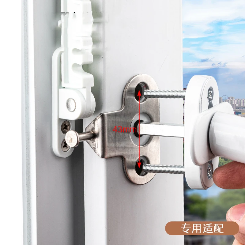 window stopper child safety Window lock window limiter safety protection lock casement window inward opening window card buckle