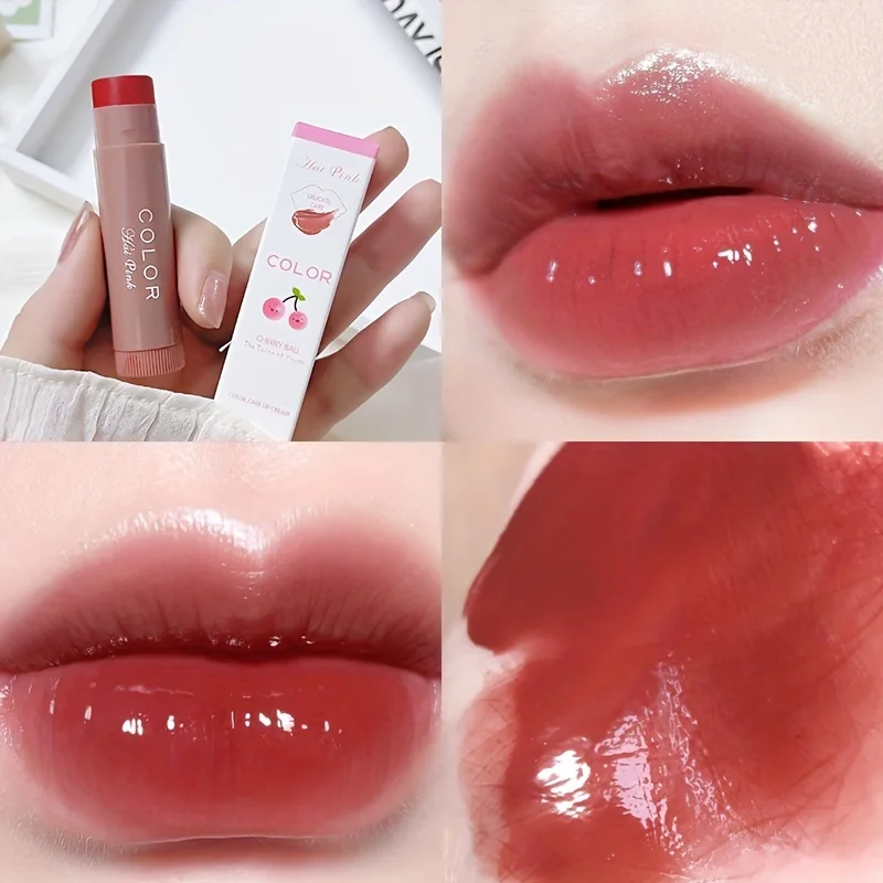 Bálsamo labial hidratante de colores, lápiz labial hidratante, hidratante, diluyente las líneas de los labios, bálsamo labial antisecado