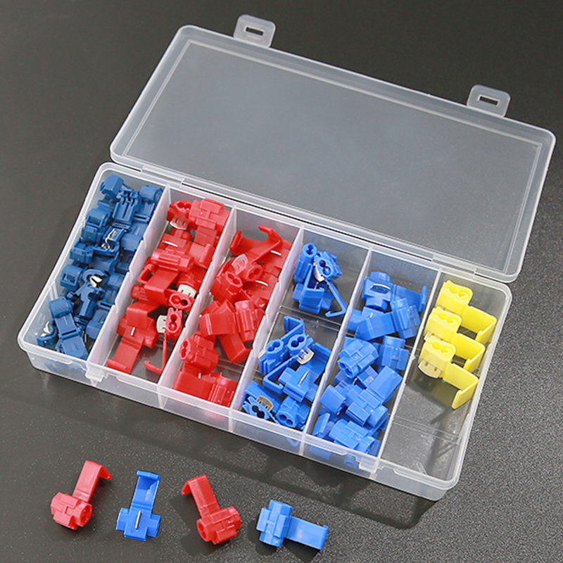 EAFC Scotch Lock Elektrische Draad Kabel Connectors Quick Splice Terminals Crimp Niet-destructief voor Draad Auto Boot Motor 65 stks