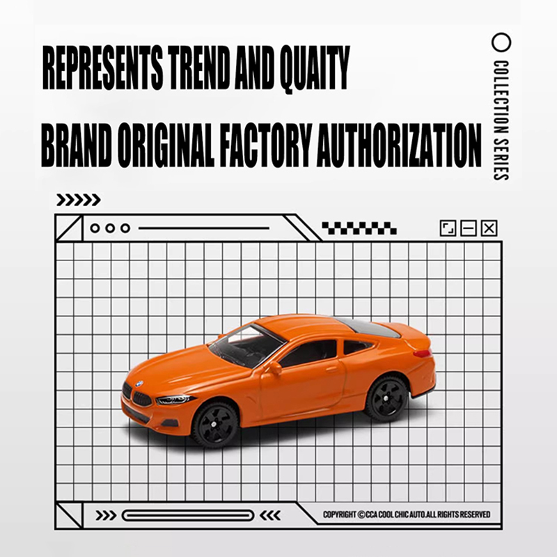 CCA MSZ 1:64 BMW M4/M4 GT3/Z4 M40i/M850i carro clássico modelo de carro estático liga de fundição modelo de carro coleção presente brinquedo