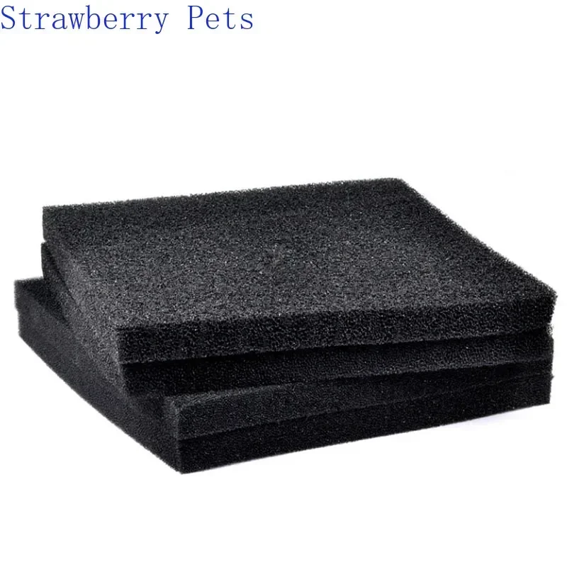 50 Cm X 50 Cm X 2 Cm Đen Lọc Xốp Bể Cá Cá Sinh Hóa Lọc Bọt Biển Skimmer Dài thời Gian Sử Dụng Bọt Biển Cung Cấp Xe Tăng