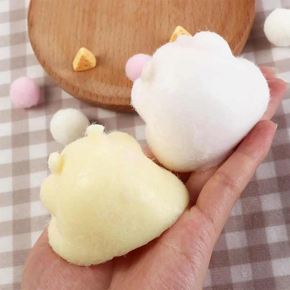 น่ารักหนูแฮมสเตอร์บีบของเล่นซิลิโคน Pinch Decompression ของเล่น TPR Fidget Sensory ของเล่นสําหรับเด็กผู้ใหญ่ของขวัญ