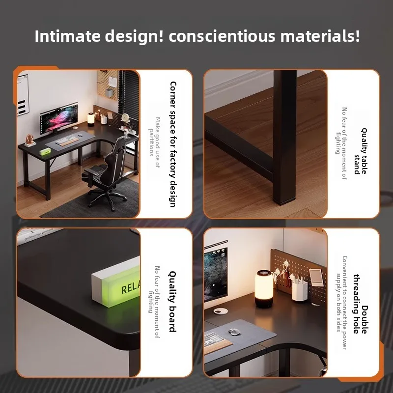 Computer desk Home corner table Study table Office writing desk E-sports