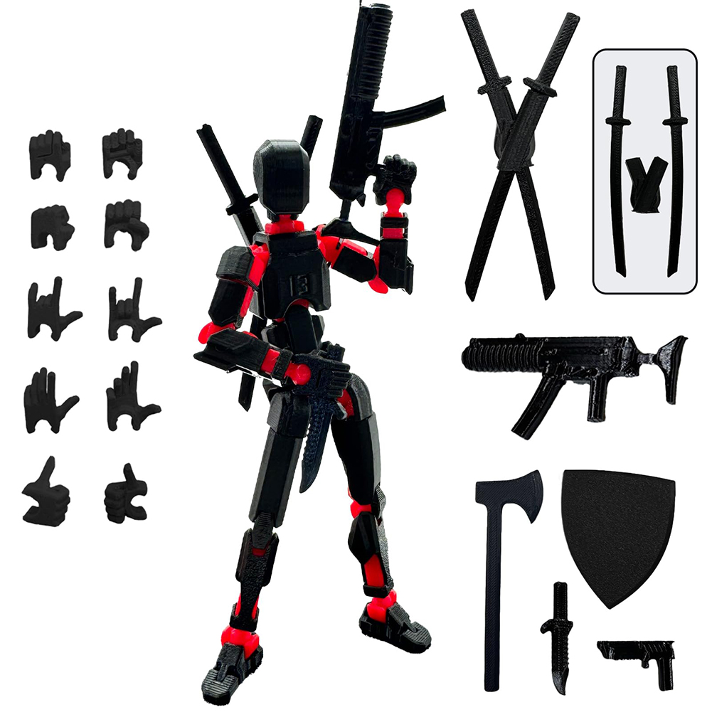 Dummy 13 Action figur Titan Multi-Gelenk roboter Spielzeug 3D-Drucker bewegliche Anime Figur Stress abbau Dekompression spielzeug für Jungen
