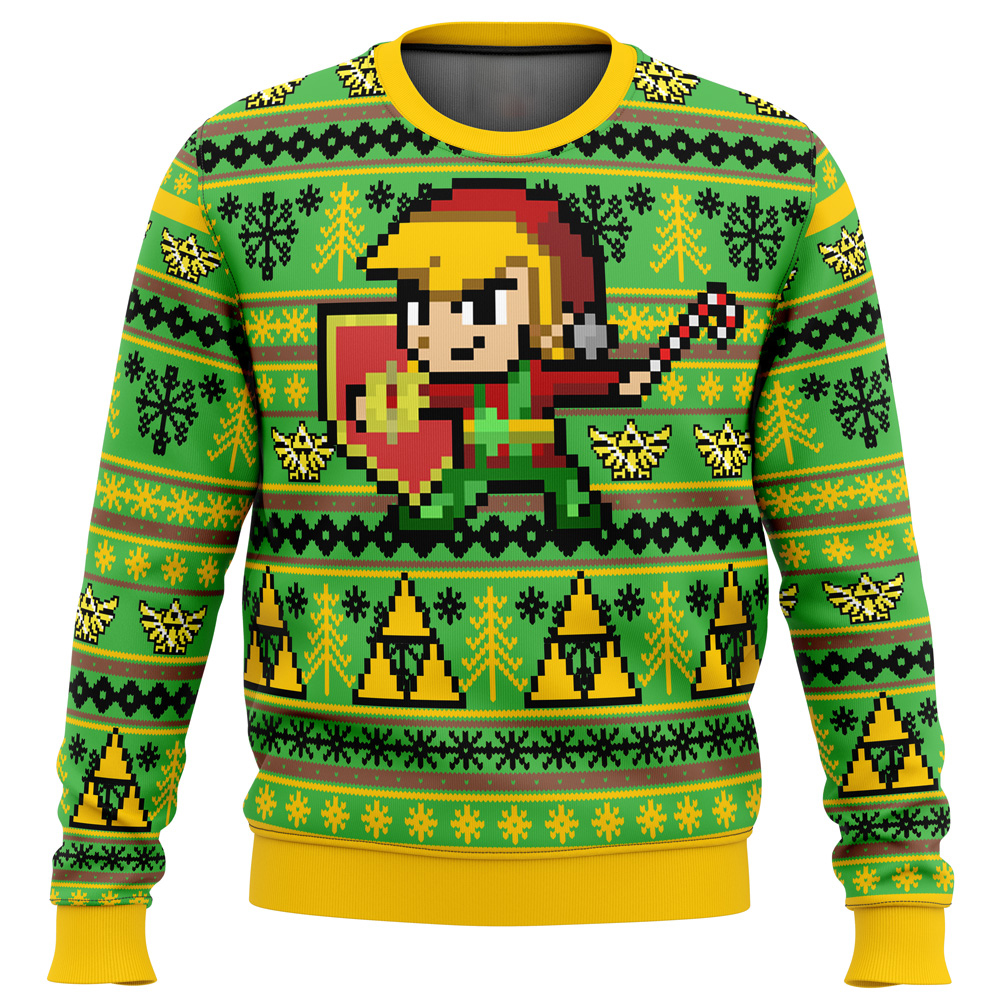 Zelda Link – sweat à capuche de noël pour hommes et femmes, imprimé en 3D, laid, à la mode, nouvelle collection 2024