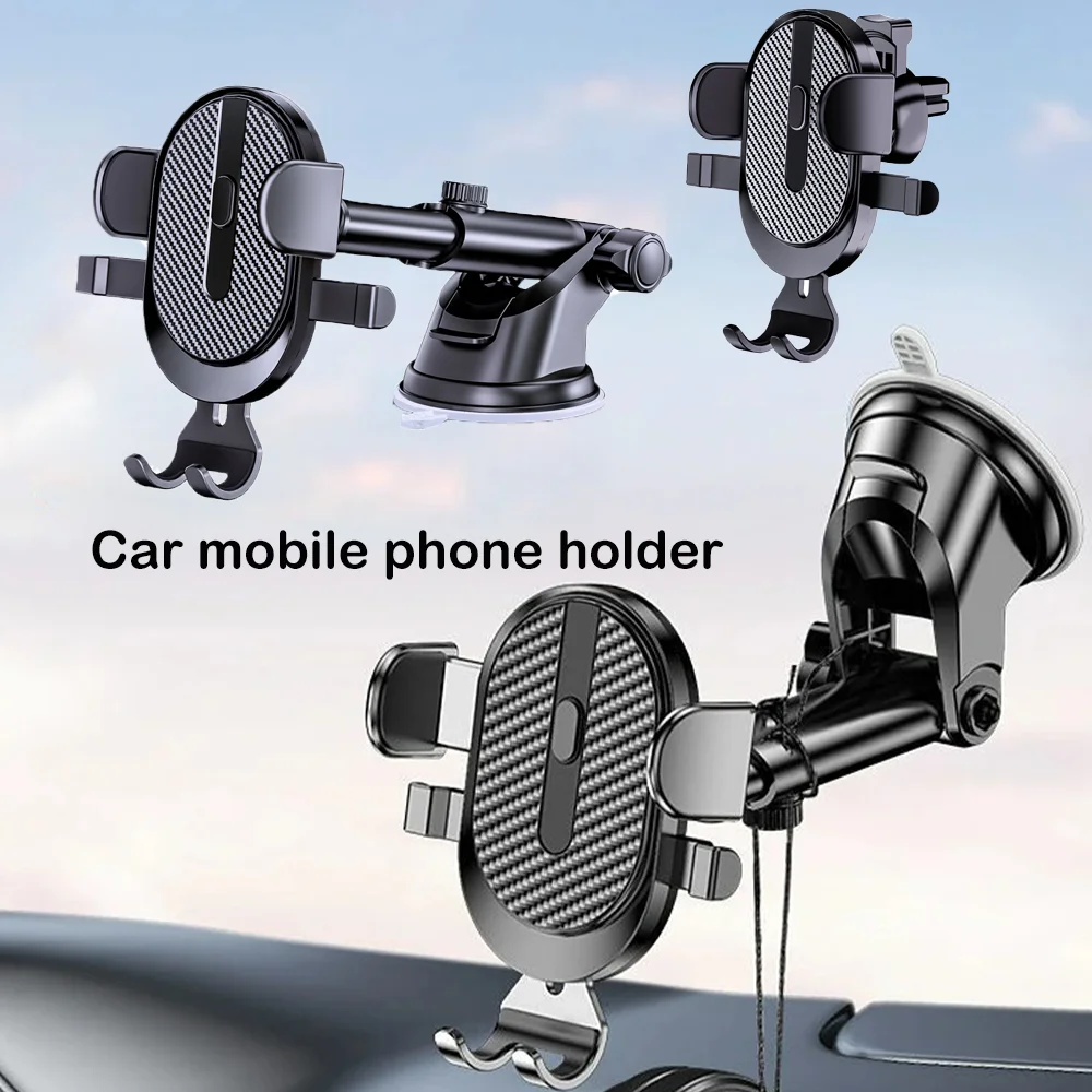 Versión actualizada soporte Universal para móvil de coche soporte Universal multifuncional para salida de aire soporte con ventosa soporte para teléfono inteligente para coche