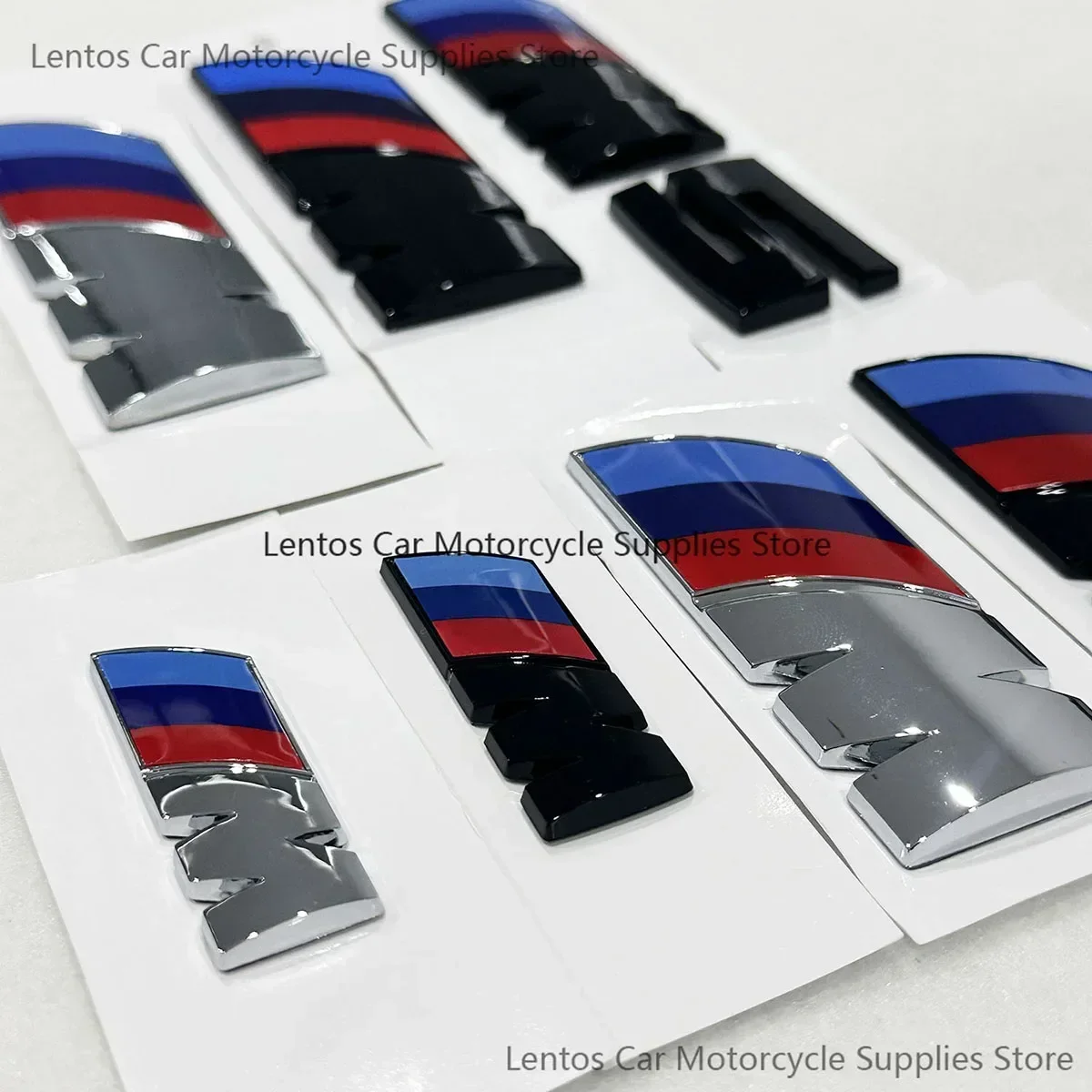 รถ 3D ABS Trunk ตัวอักษรป้ายโลโก้สติกเกอร์ Bmw ใหม่ 5 Series 525li 530li 540i M โลโก้รถ Displacement สติกเกอร์ตกแต่ง