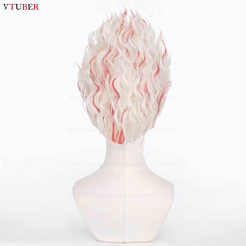 Okarun oculto Kun Cospaly peluca Anime Dandadan gafas Okarun Ken Takakura Momo Ayase blanco rojo pelo corto pelucas resistentes al calor