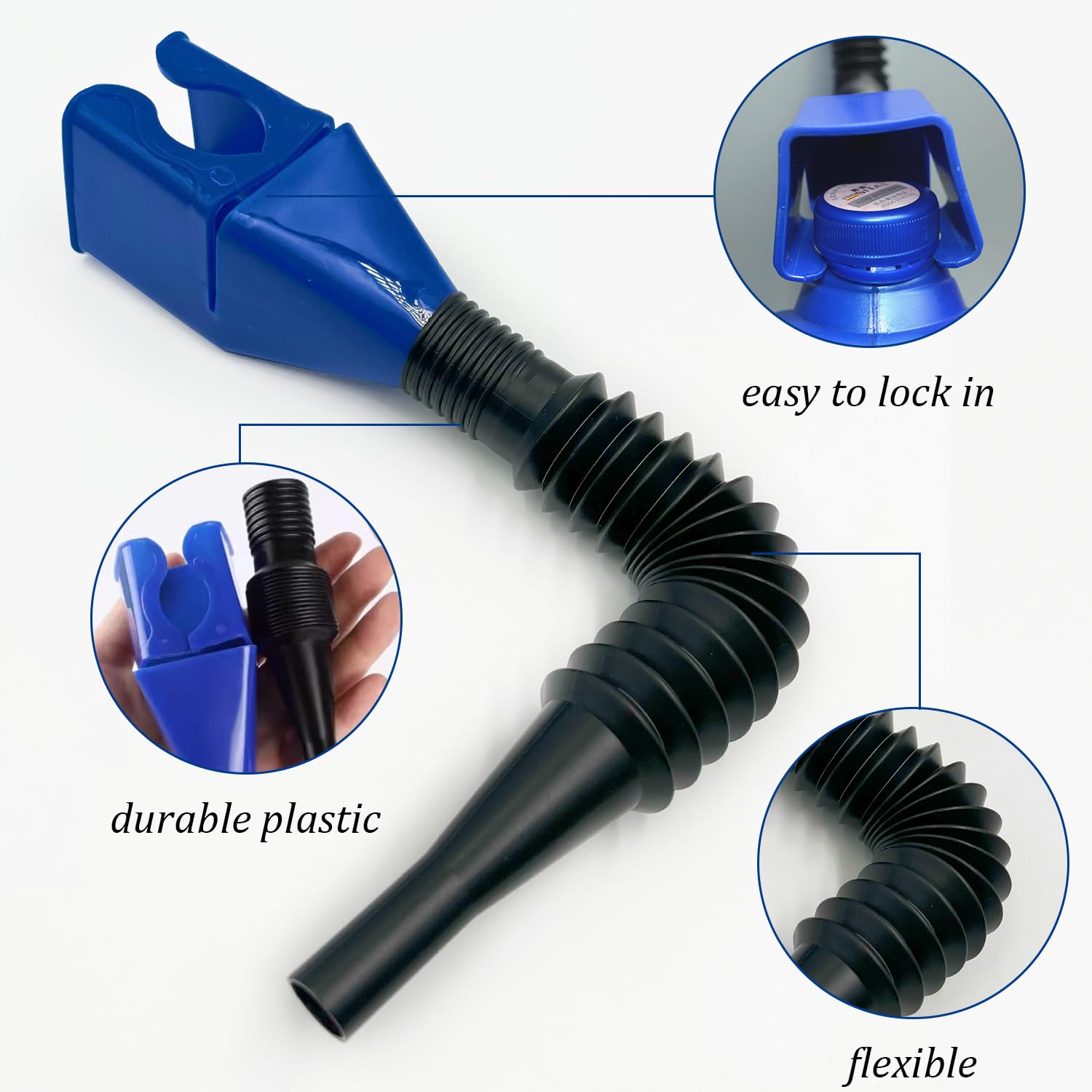 1 Stuks Auto Tanken Trechter Benzine Opvouwbare Motorolie Trechter Tool Plastic Trechter Auto Tanken Tool Auto Accessoires