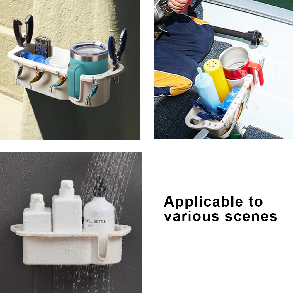 Marine Storage Caddy Box, Can, Cup Holder, Telefone, Caixa de Bebida, Organizador, Barco, Iate, Pontão, Cabine de Pesca, Universal, Multifuncional