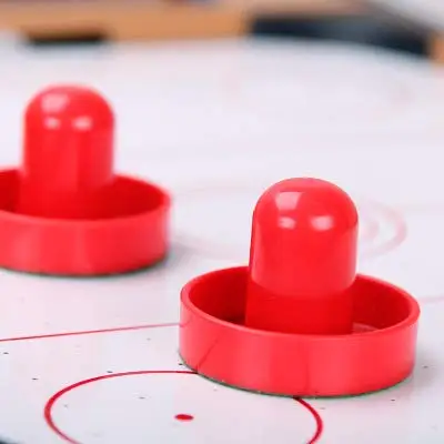 8pcs/set Standard Plastic Air Hockey Pushers And Pucks Replacement For Game Tables Goalies Accessories