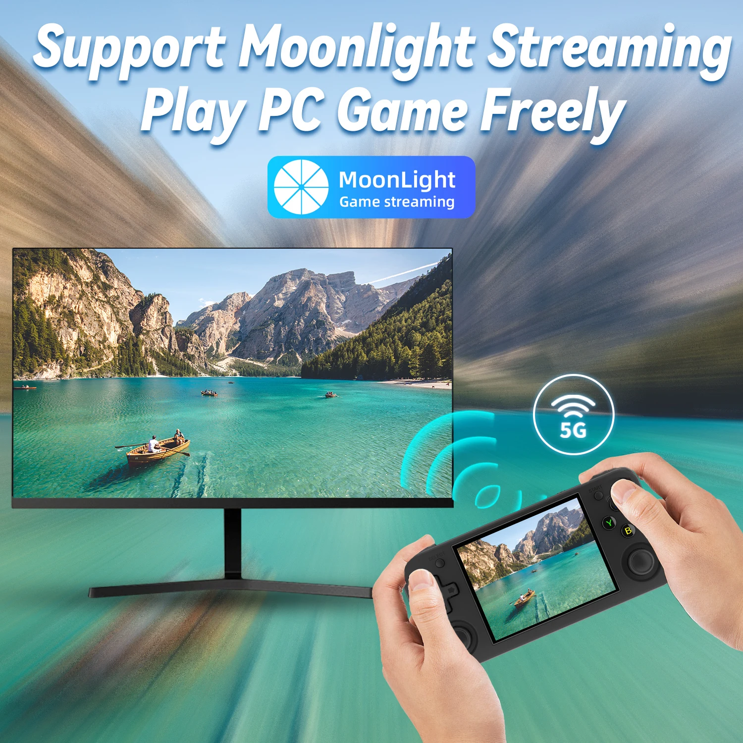 ANBERNIC RG35XX H Console per videogiochi portatile retrò da 3,5 pollici IPS angolo di visione completo H700 quad HD Bluetooth 3300 mAh regalo