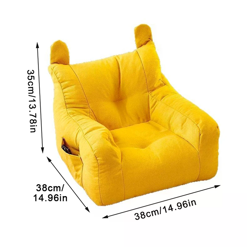 Soft Small Sofa Chair Comfortable Ergonomic Living Room Lazy Sofa With Storage Bag Children's Bear Sofa Chair For Boys And Girls
