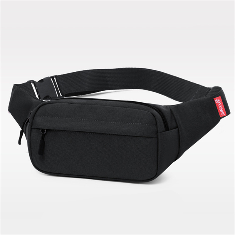 Männer und Frauen Universal Modelle Taille Tasche Mode Umhängetaschen Sport Handy Taschen Einfarbig Große Kapazität Brust Tasche