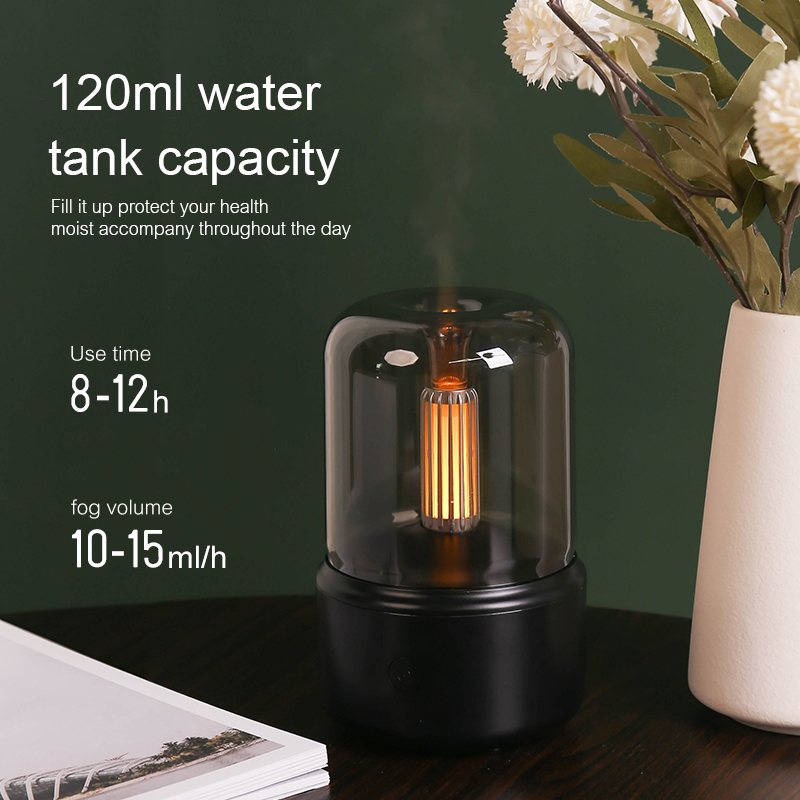 KINSCOTER Tragbarer Mini-Aroma-Diffusor, USB-Luftbefeuchter, ätherisches Öl, Nachtlicht, kalter Nebelhersteller, Sprühgerät für Zuhause, Geschenk
