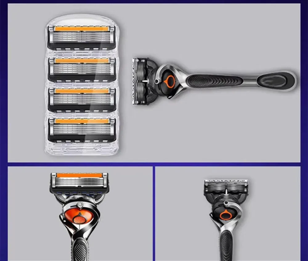 Shaving Razor Classic 5 Layer Safety Razor for Mens Shaving&Womens Hair Removal Shaving Blades Manual Shaver