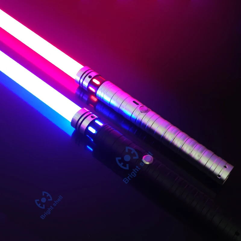 Sabre laser en métal RVB pour enfants, jouets épée laser, changement de 15 documents, polices sonores, Force FX, FOC Bl84, Jedi, cadeau