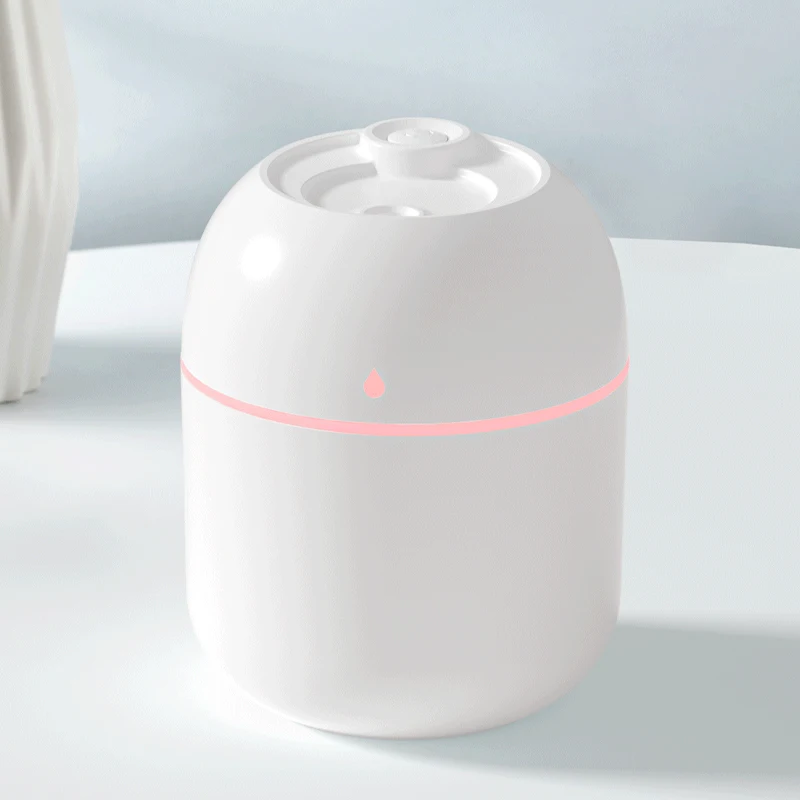 แบบพกพา Water Drop Humidifier สีขาว USB เดสก์ท็อปในร่ม Air Atomization Humidifier ในครัวเรือน Mute สเปรย์ขนาดใหญ่ Humidifier