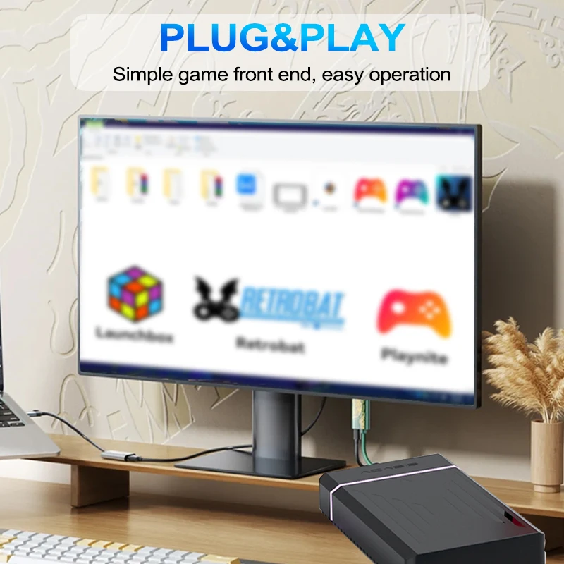 HDD para juegos retro de 12 TB con sistema operativo Hyperspin, Launchbox, Retrobat y Playnite para PS3/PS2/PS/SWITCH/N64/WIIU para Windows con 100000 +Juegos