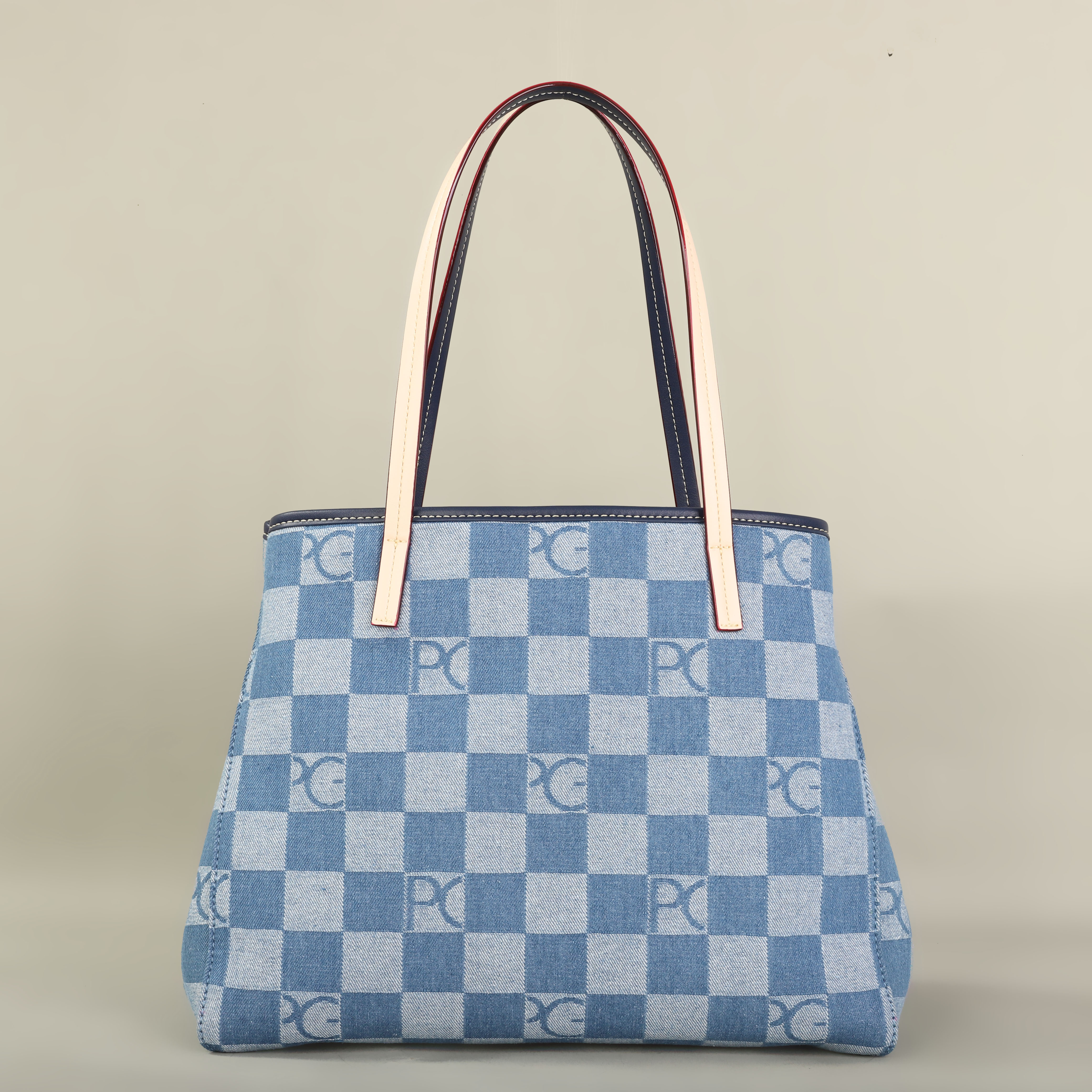 Bolso de mano con estampado de moda de marca de lujo PG para mujer, bolso multifuncional de gran capacidad para ir al trabajo en otoño e invierno 2025