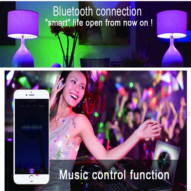 Tuya Bluetooth WiFi Slimme Gloeilampen E27 LEDLamp RGB Slimme Lamp9W 15W Smart Leven APP Spraakbesturing met Alexa Alice Google Thuis