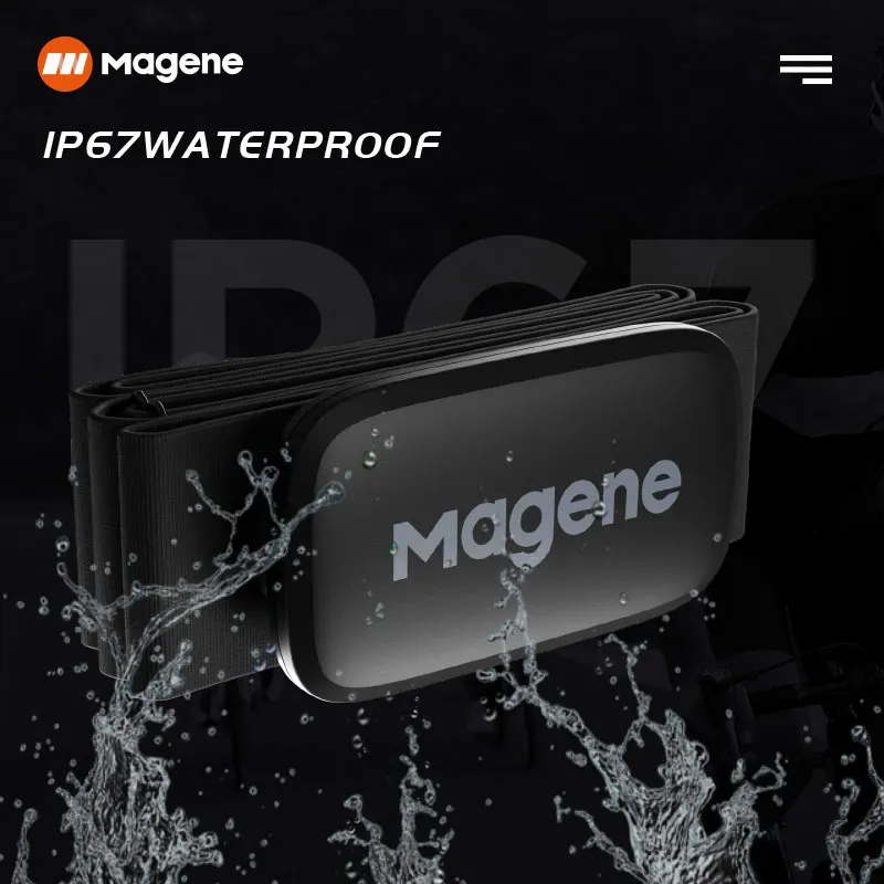 Magene h64 monitor de freqüência cardíaca modo duplo sensor mover ant bluetooth cinta peito ciclismo computador bicicleta wahoo garmin esporte
